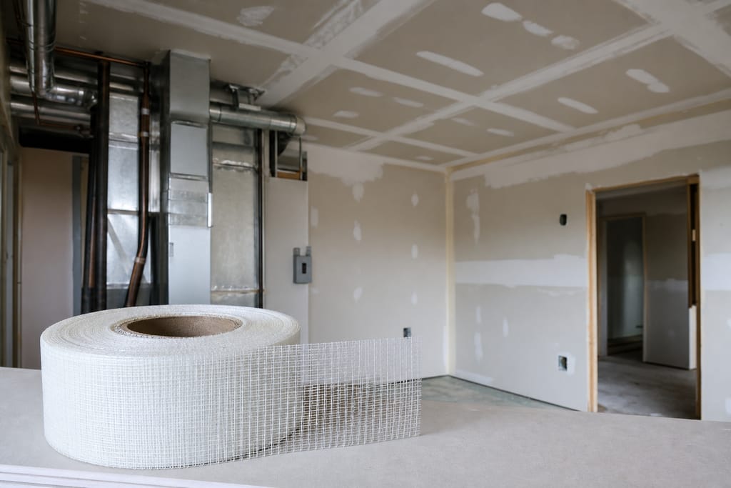 Fiberglass mesh tape photo