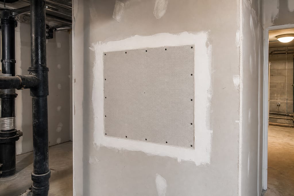 Impact-resistant patch reinforcement photo