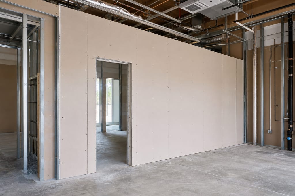5/8-inch fire-rated board for tenant separation walls photo