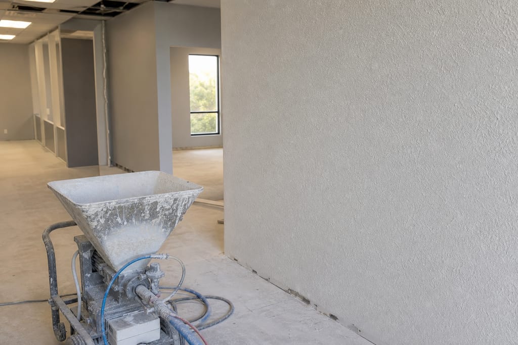 Texture sprayer when a textured finish is specified photo