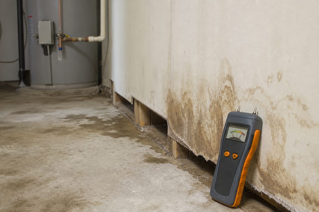 Moisture meter for verification photo